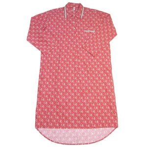 NWT Domi Pullover Tunic Nightshirt in Rory Red Floral Cotton Nightgown L Large